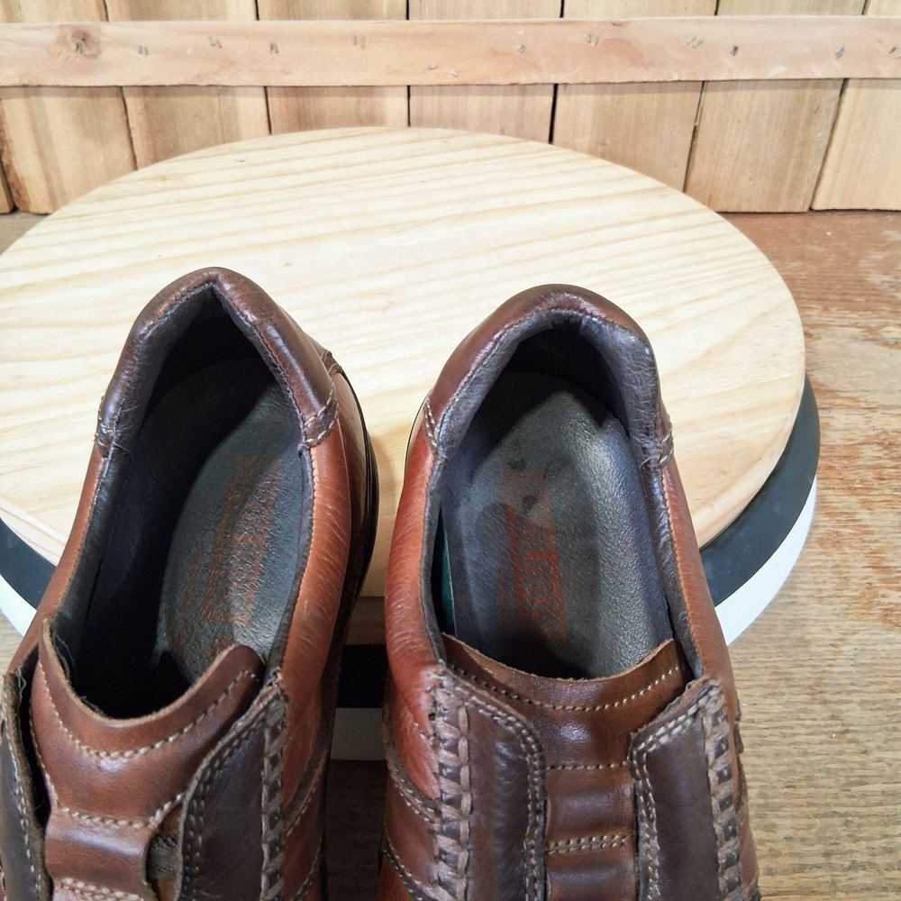 Pikolinos Shoes Mens 9.5 43 EU Brown Leather Slip On Loafer Moc Comfort Casual - Picture 9 of 10